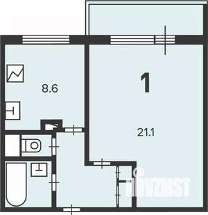 1-к квартира, вторичка, 39м2, 14/14 этаж