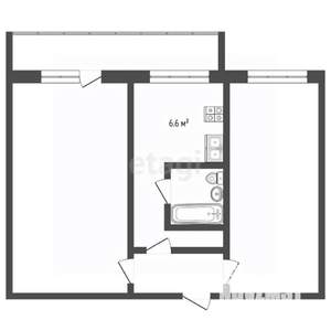 2-к квартира, вторичка, 50м2, 7/12 этаж