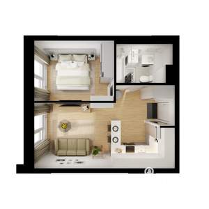 1-к квартира, вторичка, 32м2, 11/11 этаж