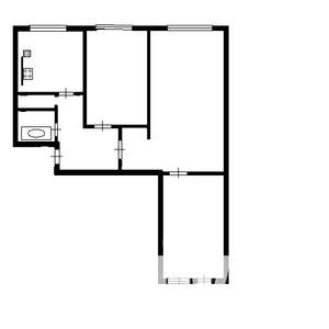 3-к квартира, вторичка, 62м2, 3/9 этаж
