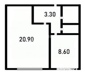 1-к квартира, вторичка, 39м2, 2/14 этаж