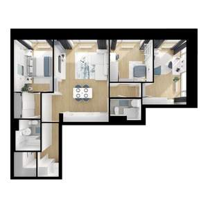 3-к квартира, вторичка, 77м2, 13/28 этаж
