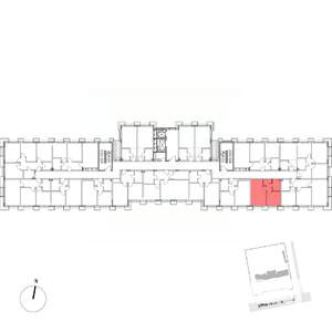 1-к квартира, вторичка, 33м2, 6/7 этаж
