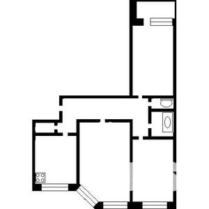 3-к квартира, вторичка, 72м2, 7/17 этаж