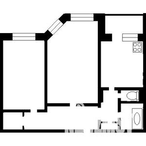 2-к квартира, вторичка, 56м2, 7/14 этаж