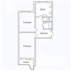 2-к квартира, вторичка, 58м2, 13/17 этаж
