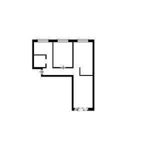 3-к квартира, вторичка, 61м2, 1/9 этаж