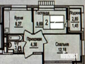 2-к квартира, вторичка, 39м2, 13/18 этаж