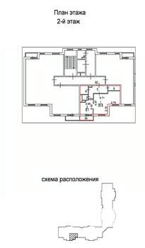 1-к квартира, вторичка, 44м2, 2/9 этаж
