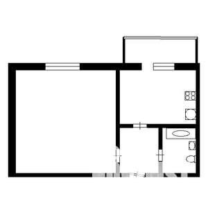 1-к квартира, вторичка, 35м2, 5/9 этаж