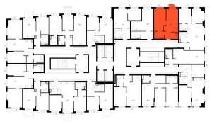 1-к квартира, вторичка, 39м2, 7/24 этаж