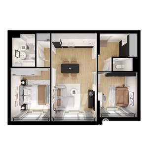 2-к квартира, вторичка, 57м2, 3/11 этаж
