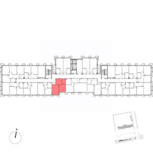 1-к квартира, вторичка, 36м2, 5/7 этаж