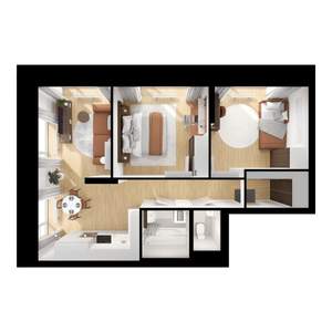 2-к квартира, вторичка, 56м2, 11/28 этаж