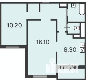 2-к квартира, вторичка, 46м2, 6/9 этаж