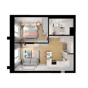 1-к квартира, вторичка, 32м2, 8/25 этаж