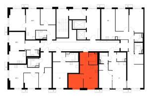 1-к квартира, вторичка, 31м2, 2/12 этаж