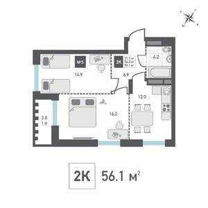 Фото квартиры на продажу (1)