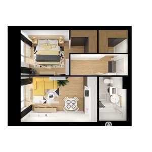 1-к квартира, вторичка, 37м2, 12/28 этаж