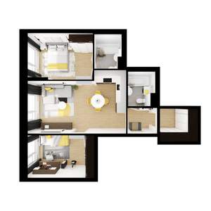 2-к квартира, вторичка, 61м2, 3/12 этаж