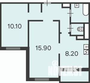 2-к квартира, вторичка, 46м2, 7/9 этаж