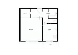 1-к квартира, вторичка, 39м2, 3/14 этаж