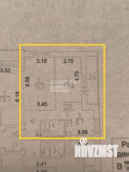2-к квартира, вторичка, 53м2, 9/14 этаж