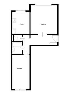 2-к квартира, вторичка, 49м2, 10/12 этаж