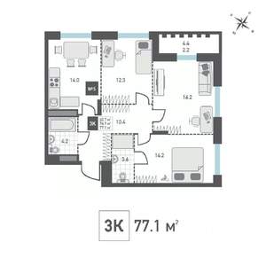 Фото квартиры на продажу (1)