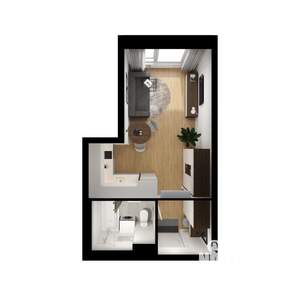 Студия квартира, вторичка, 24м2, 16/25 этаж