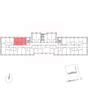 2-к квартира, вторичка, 51м2, 7/7 этаж