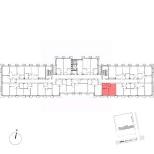 1-к квартира, вторичка, 33м2, 7/7 этаж