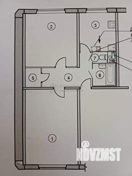 2-к квартира, вторичка, 62м2, 2/14 этаж