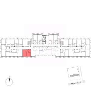 1-к квартира, вторичка, 33м2, 6/7 этаж