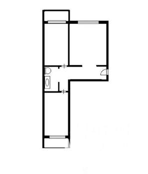 2-к квартира, вторичка, 54м2, 2/14 этаж