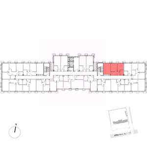 2-к квартира, вторичка, 51м2, 5/7 этаж