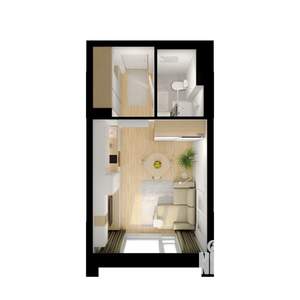 Студия квартира, вторичка, 24м2, 5/25 этаж