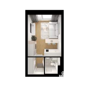 Студия квартира, вторичка, 20м2, 9/11 этаж