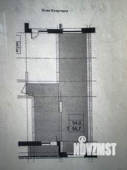 2-к квартира, вторичка, 56м2, 15/17 этаж