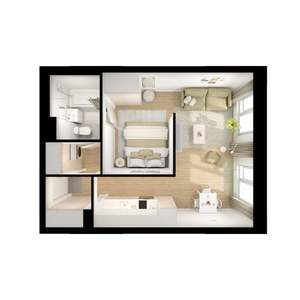1-к квартира, вторичка, 35м2, 16/25 этаж