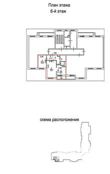 2-к квартира, вторичка, 46м2, 6/9 этаж