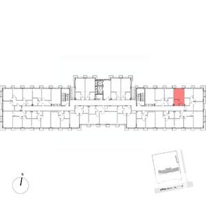 Студия квартира, вторичка, 19м2, 7/7 этаж